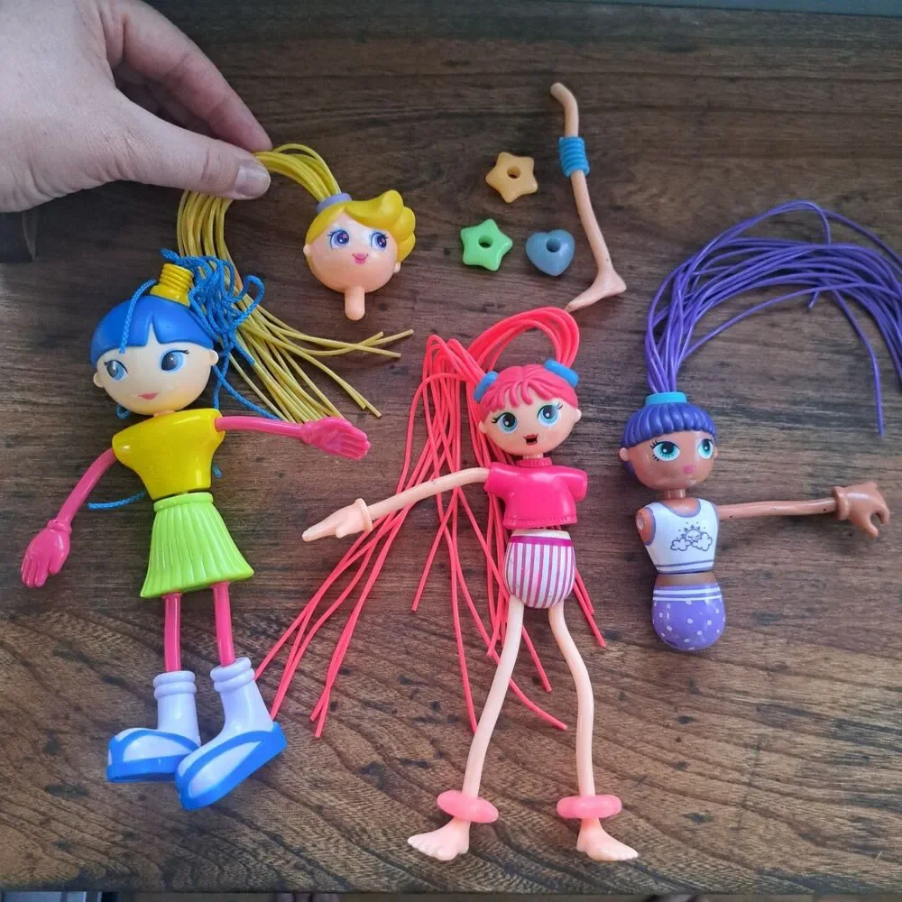 Vintage 90s Betty Spaghetty Lot AS IS Dolls Plus Accessories Parts 1997 Y2k Toys